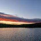 Вид на озеро Кислое, База отдыха КУСКАС