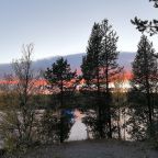 Вид на озеро Кислое, База отдыха КУСКАС