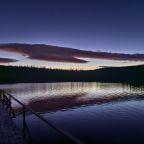 Вид на озеро Кислое, База отдыха КУСКАС