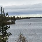 Вид на озеро Кислое, База отдыха КУСКАС