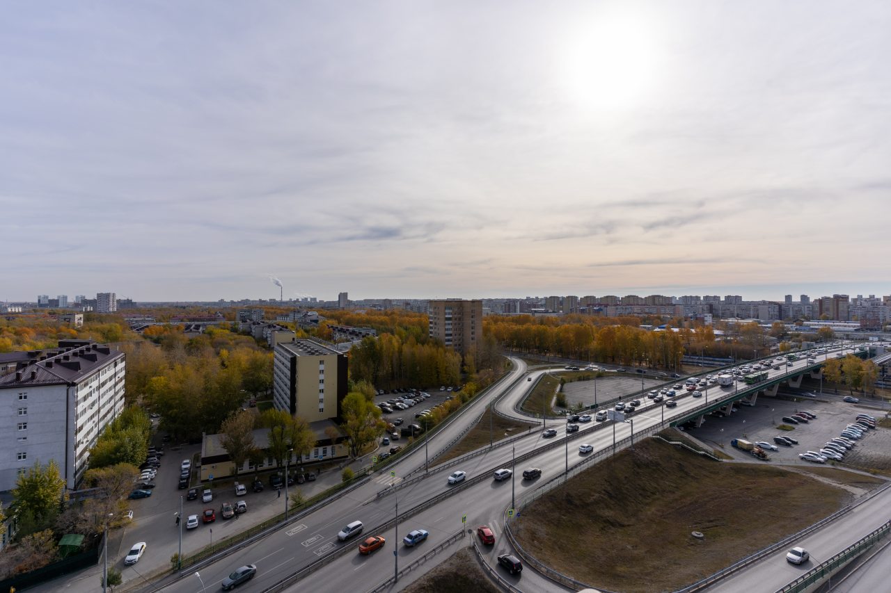 Вид на город