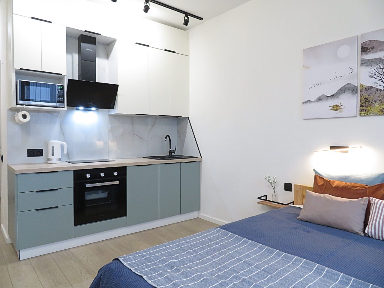 Двухместный (Новая студия рядом с метро), Апартаменты Новая студия рядом с метро