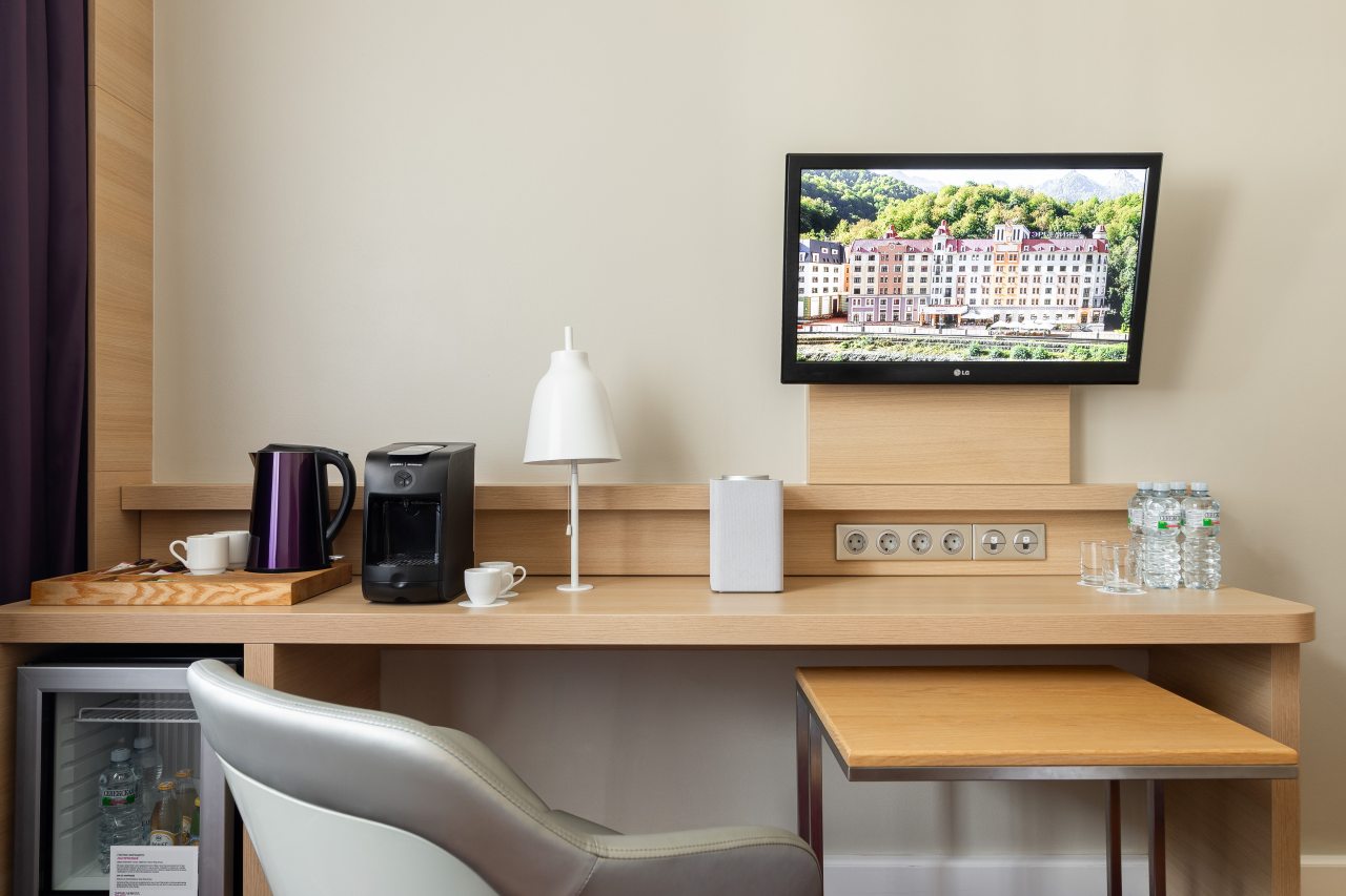 Номер (Привилегия с видом на реку), Гостиница Эрбелия от Васта, Роза Хутор