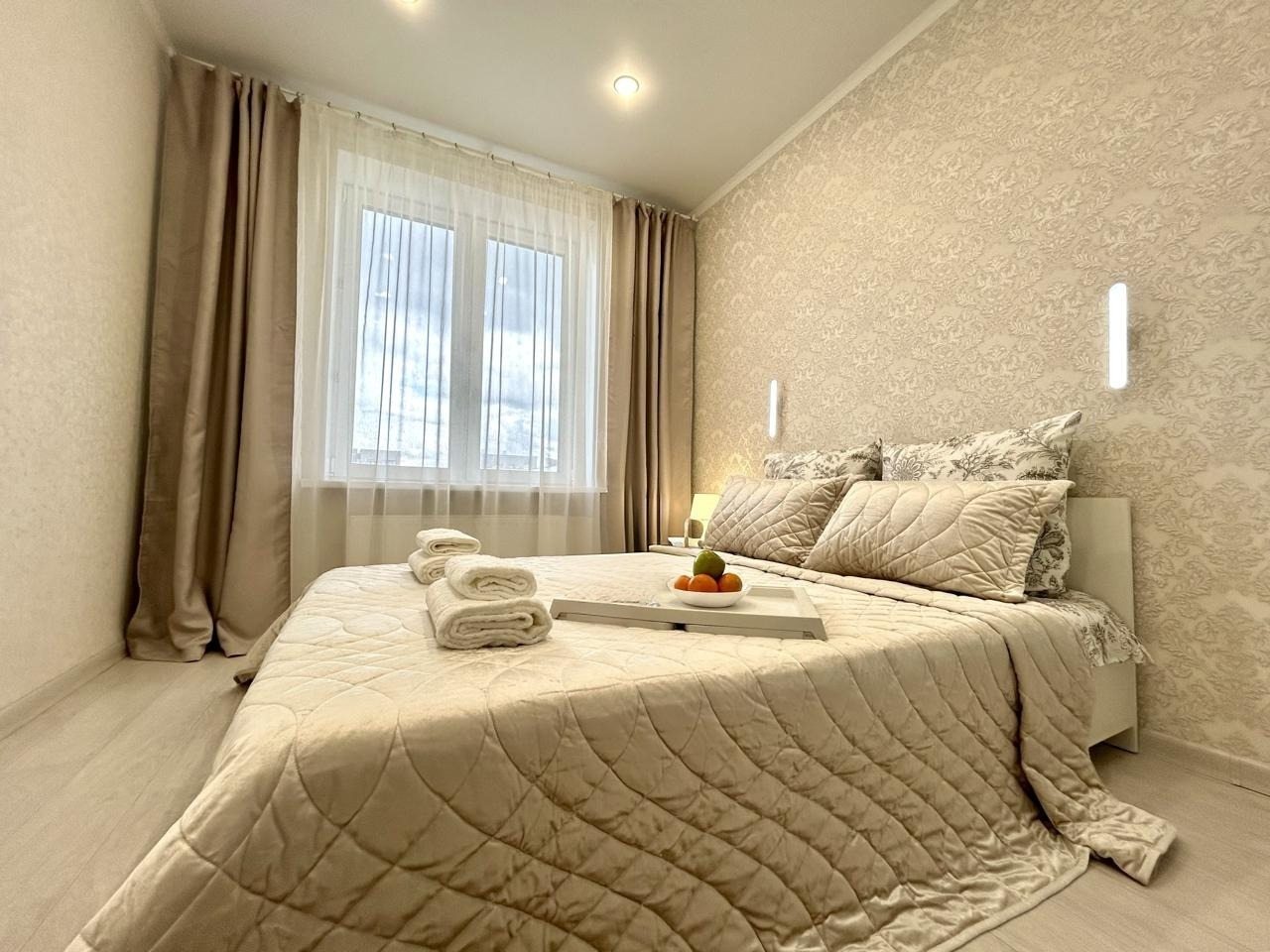 Апартаменты Уютная евро 2-комнатная дистанционным заездом, Уфа