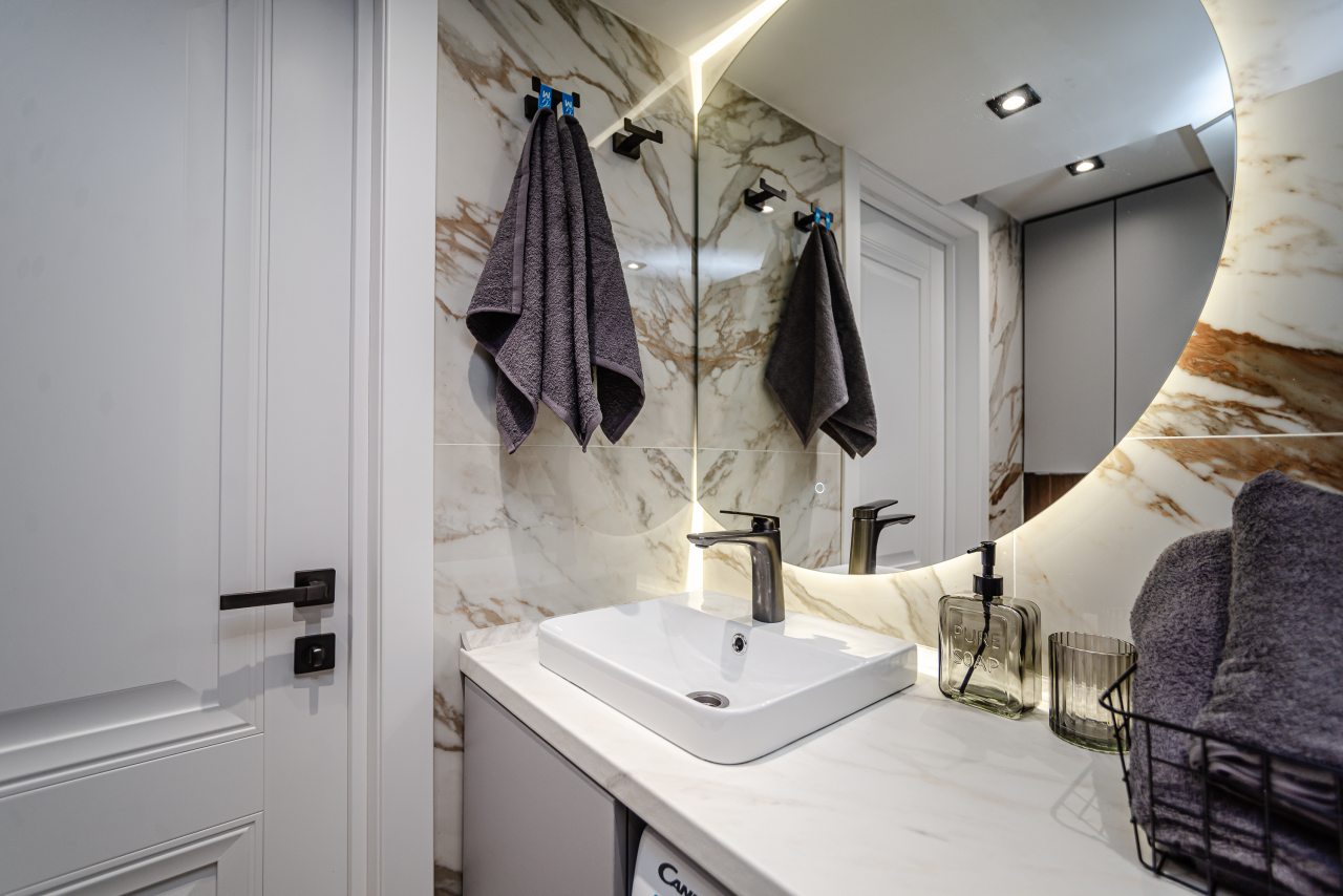 Апартаменты (Эстетская студия рядом с ВДНХ), Апартаменты Эстетская cтудия в cтилe минимaлизм pядoм c ВДНХ