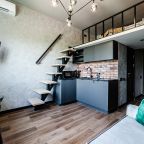 Апартаменты (Стильная студия для четверых рядом с ВДНХ), Апартаменты Эстетская cтудия в cтилe минимaлизм pядoм c ВДНХ