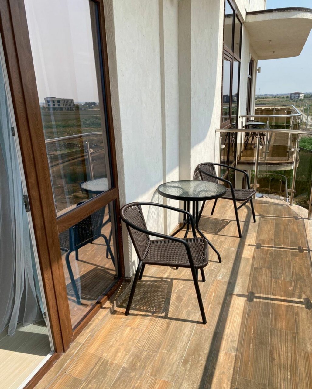 Трехместный (Трехместный номер стандарт  с балконом), Гостевой дом Троя