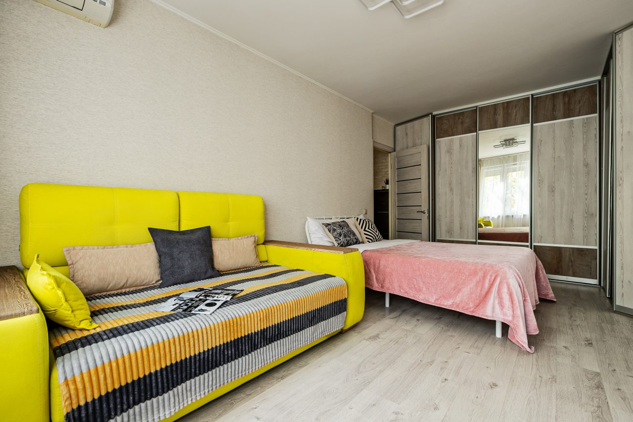 Апартаменты (Молодогвардейская улица, 1к1. Однокомнатные для 4 гостей (2+2)), Апартаменты MaxRealty24 Москва Кастанаевская дом 43 к 2