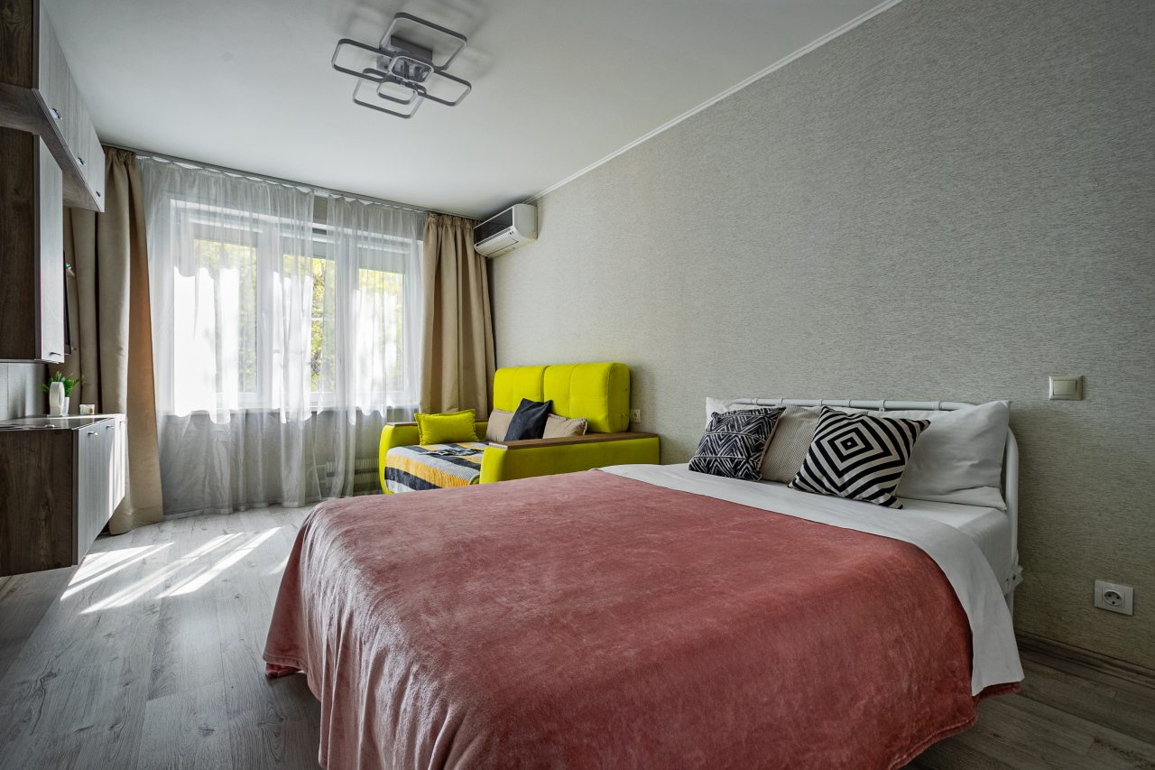 Апартаменты (Молодогвардейская улица, 1к1. Однокомнатные для 4 гостей (2+2)), Апартаменты MaxRealty24 Москва Кастанаевская дом 43 к 2