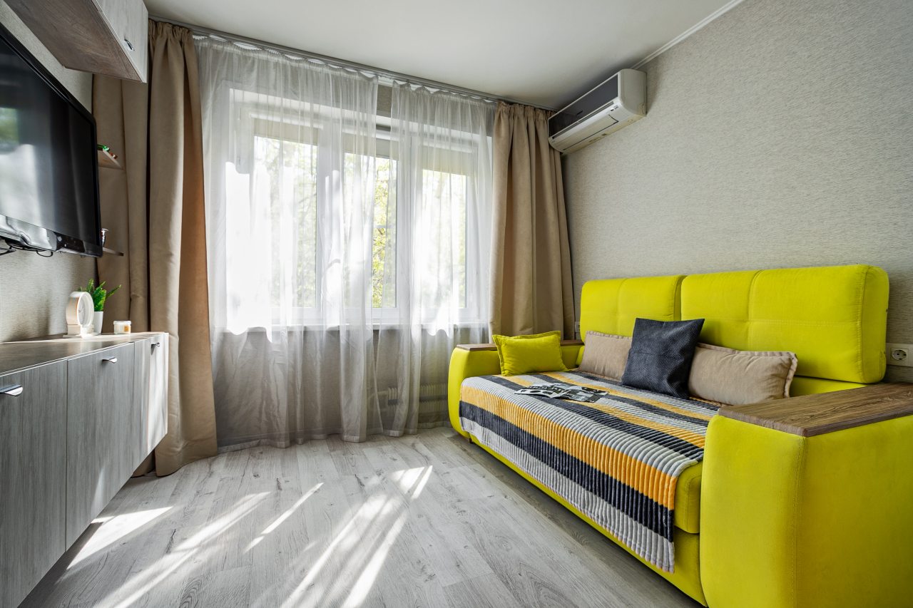 Апартаменты (Молодогвардейская улица, 1к1. Однокомнатные для 4 гостей (2+2)), Апартаменты MaxRealty24 Москва Кастанаевская дом 43 к 2