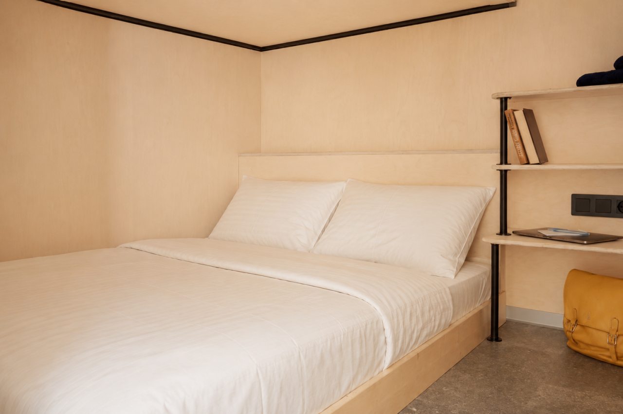 Капсула (Двухместная), Хостел Morfeus (Capsule hotel)