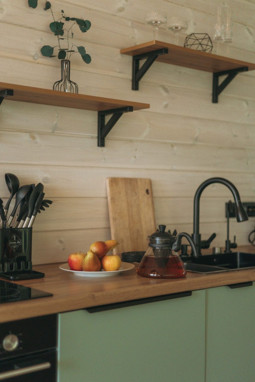 Индукционная плита и зона барбекю, Гостевой дом У воды Green House