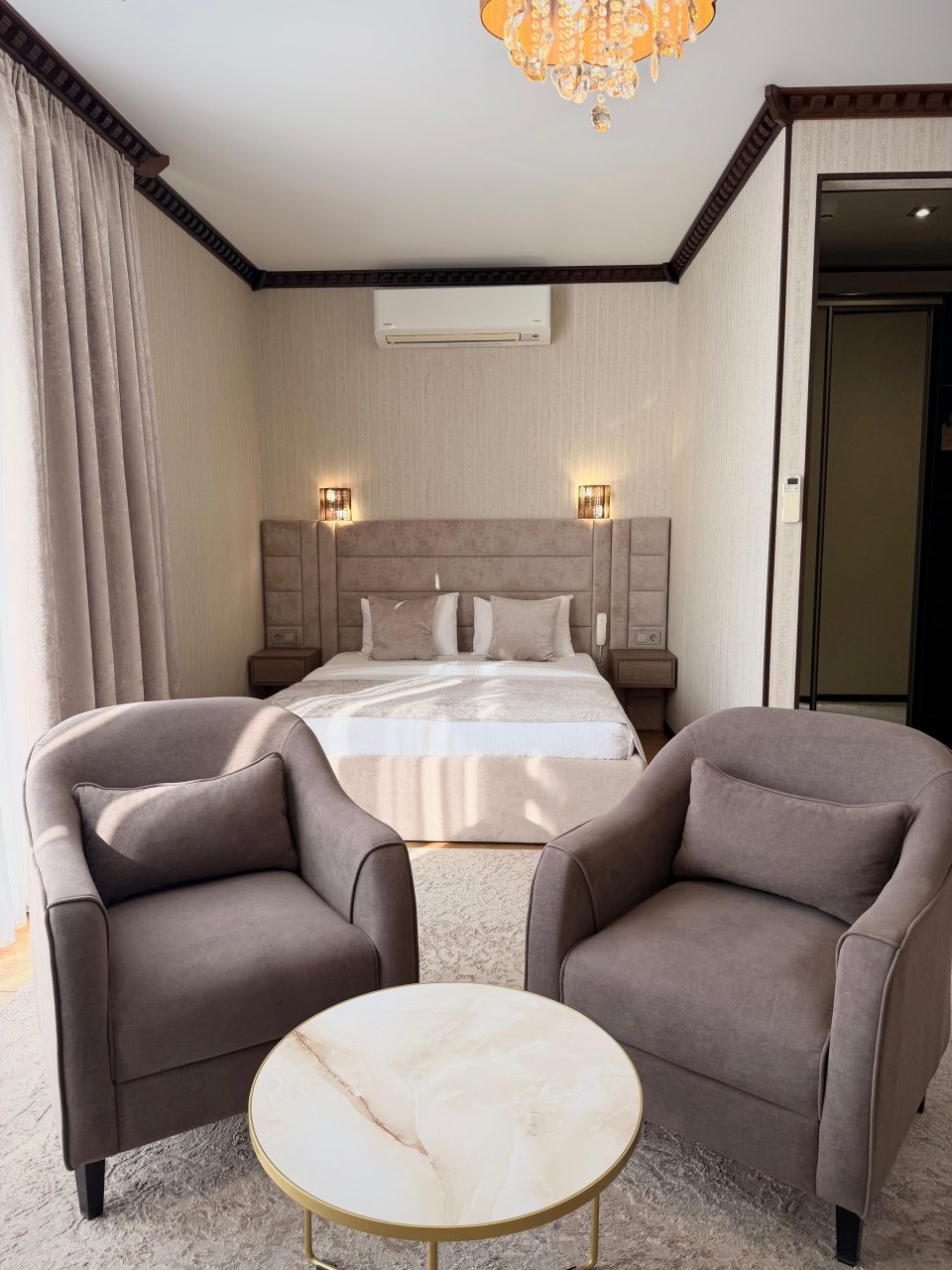 Студио (Студио с прямым видом на море и с терассой), Отель Причал