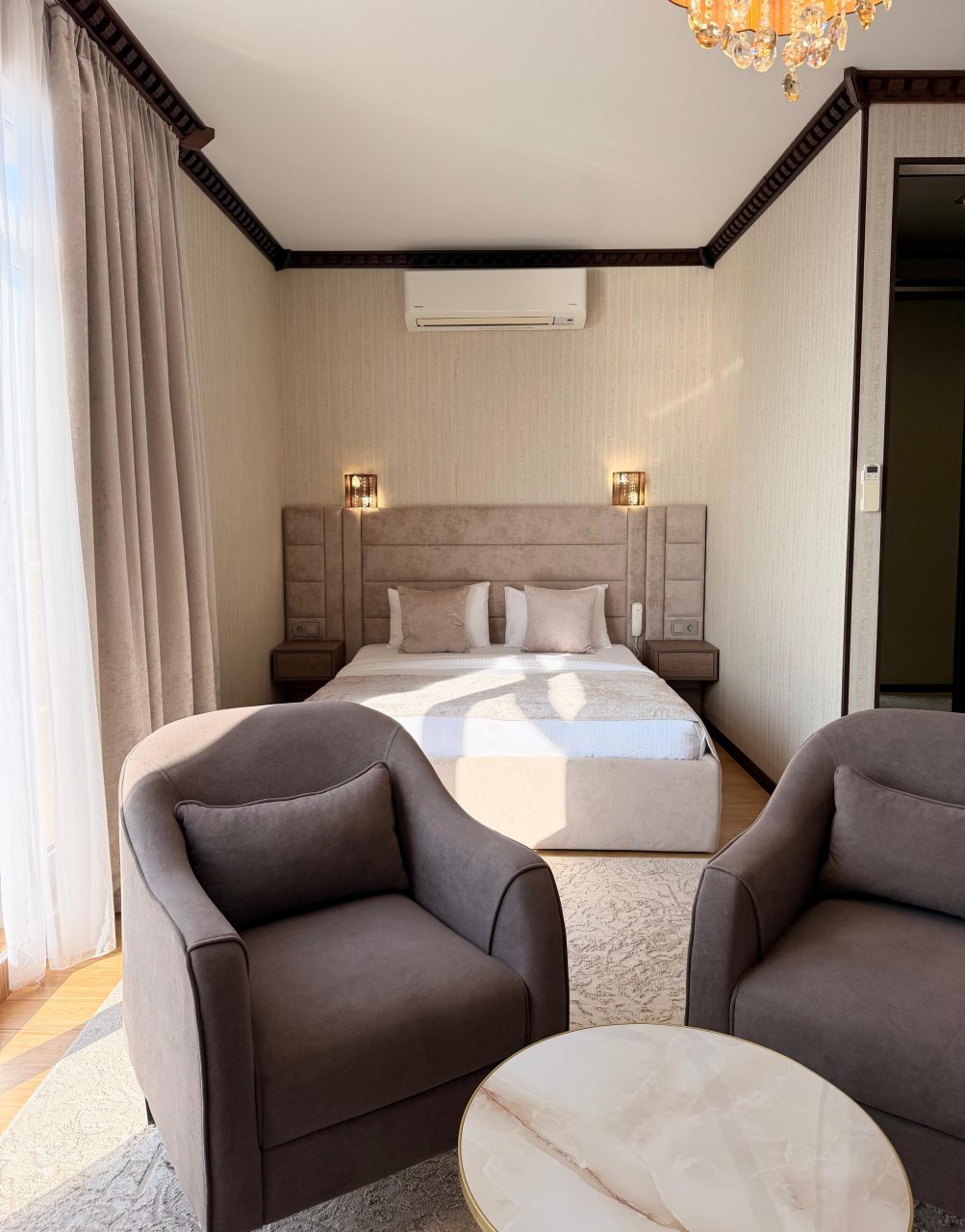 Студио (Студио с прямым видом на море и с терассой), Отель Причал