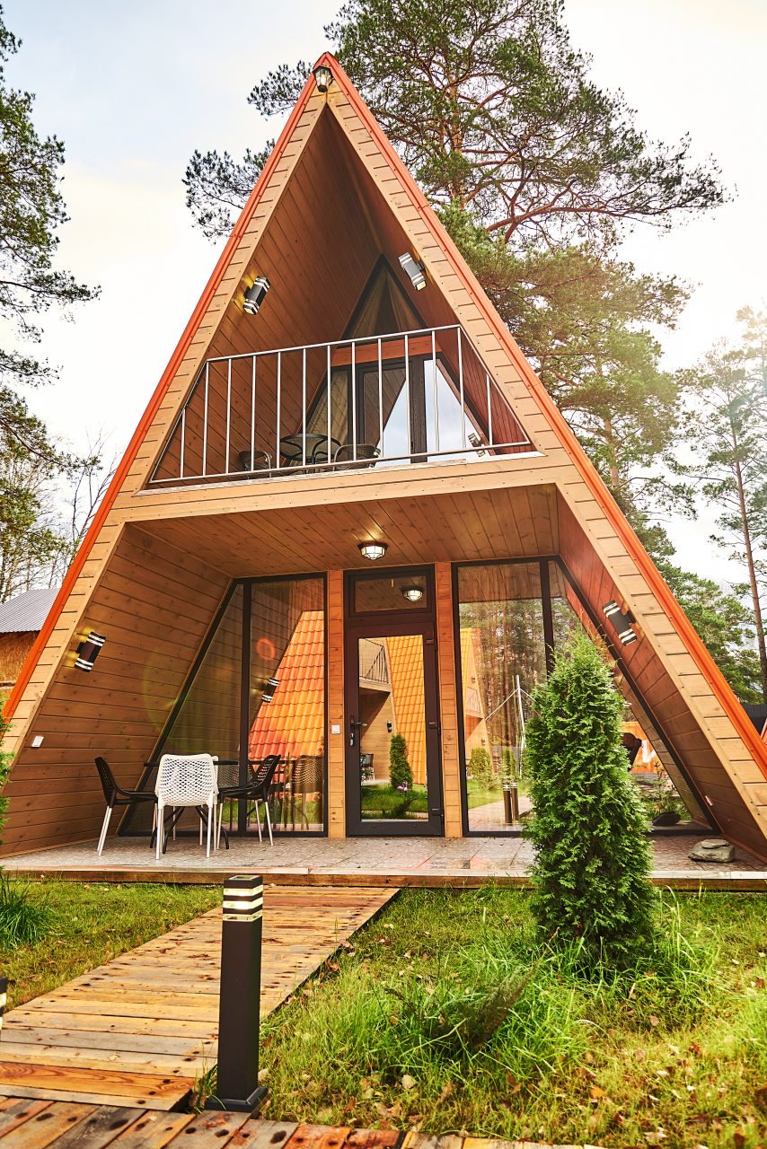 Дом (A-FRAME comfort) базы отдыха Робин Гуд, Узнезя