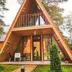 Панорамные и просторные A-FRAME с террасами