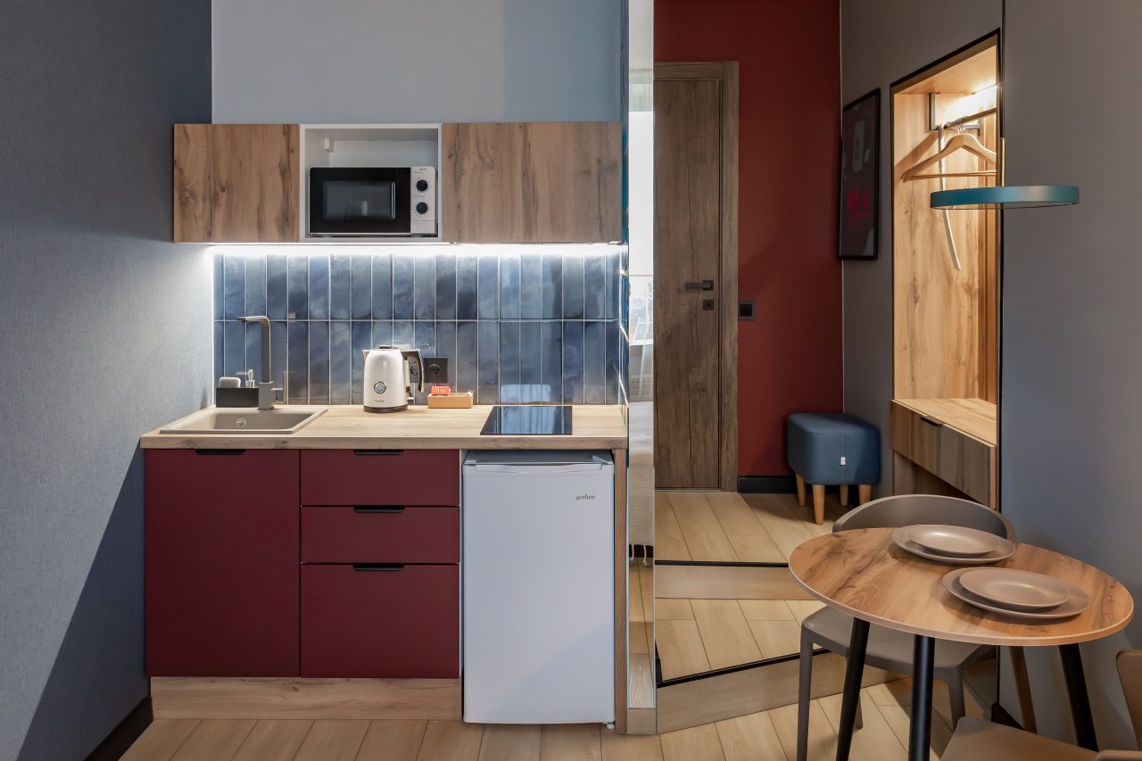 Студио (Комфорт с балконом), Апарт-отель Spot80