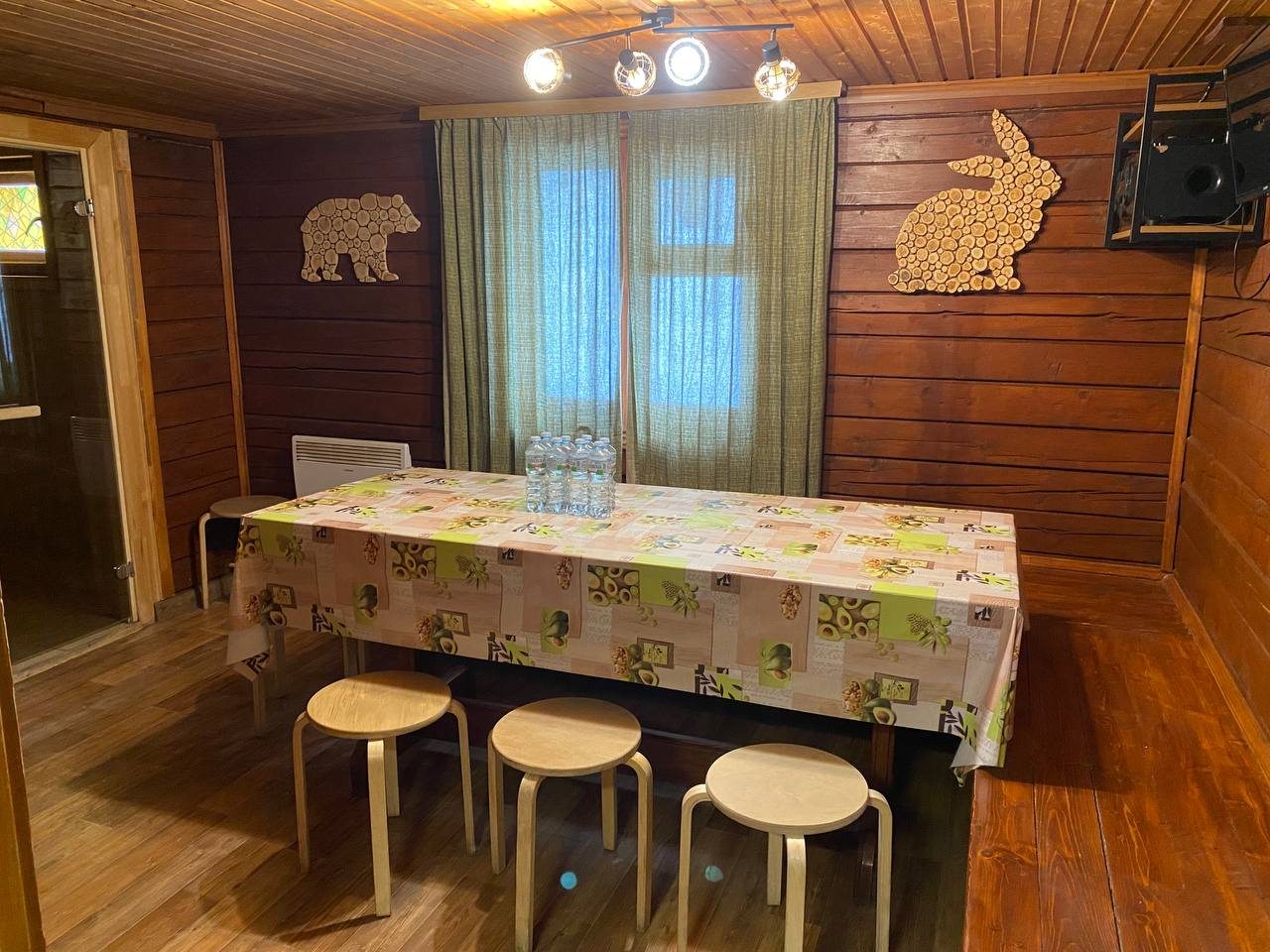 Коттедж (Русская баня с сибирским чаном), Глэмпинг Клевер