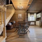 Дом (Дом из сруба №1 с камином и баней для 6 гостей), База отдыха Ранчо