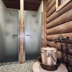 Дом (Дом из сруба №1 с камином и баней для 6 гостей), База отдыха Ранчо