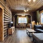 Дом (Дом из сруба №6 с террасой для 6 гостей), База отдыха Ранчо