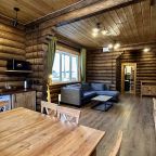 Дом (Дом из сруба №6 с террасой для 6 гостей), База отдыха Ранчо