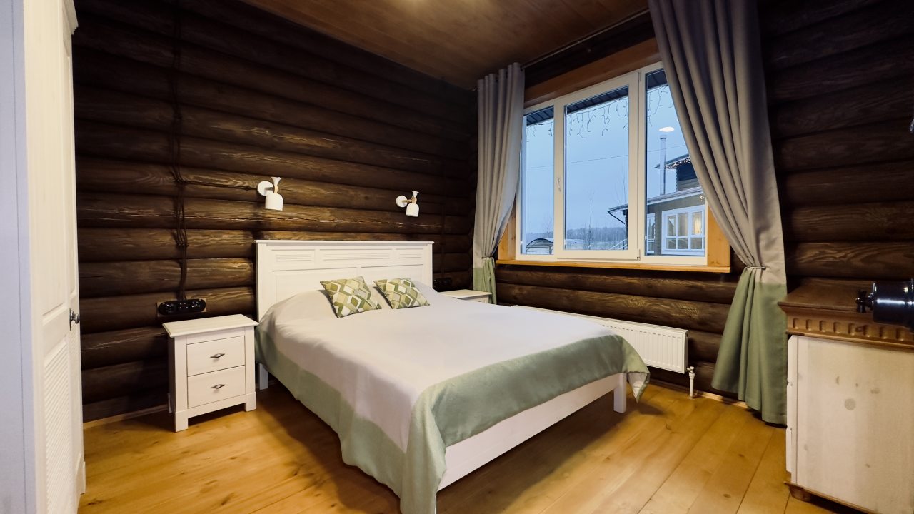 Дом (Дом из сруба №7 с террасой для 8 гостей), База отдыха Ранчо