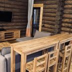 Дом (Дом из сруба №8 с террасой для 10 гостей), База отдыха Ранчо