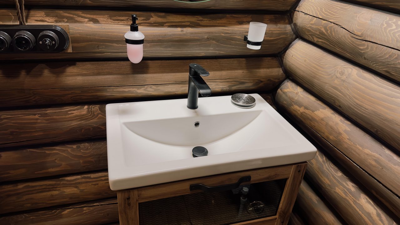 Дом (Дом из сруба №9 с террасой для 6 гостей), База отдыха Ранчо