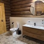 Дом (Дом из сруба №5 с баней, сауной и купелью для 8-10 гостей), База отдыха Ранчо