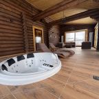 Дом (Дом из сруба №5 с баней, сауной и купелью для 8-10 гостей), База отдыха Ранчо