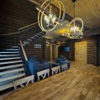 Дом (Дом из сруба №5 с баней, сауной и купелью для 8-10 гостей), База отдыха Ранчо