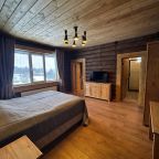 Дом (Дом из сруба №5 с баней, сауной и купелью для 8-10 гостей), База отдыха Ранчо