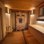 Дом (Дом из сруба №5 с баней, сауной и купелью для 8-10 гостей), База отдыха Ранчо