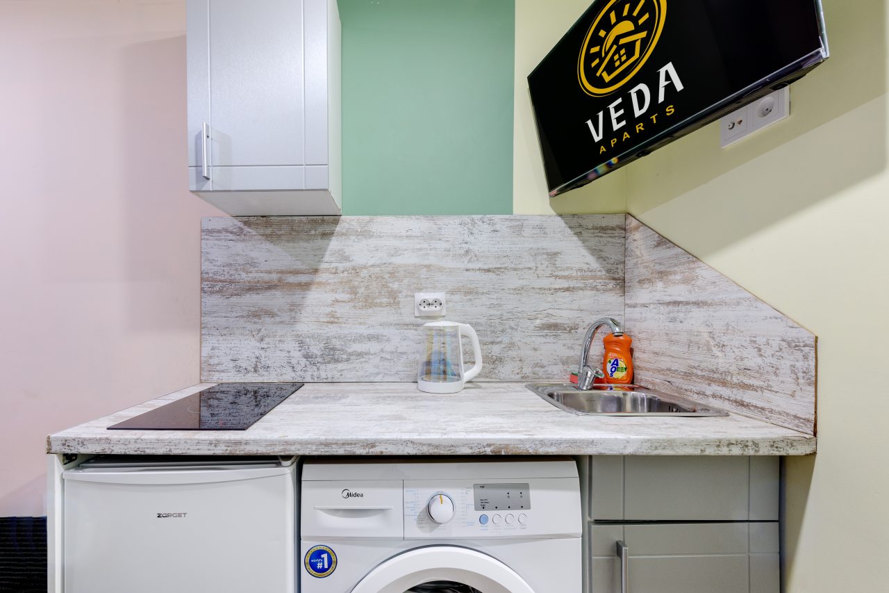 Двухместный (С двухспальной кроватью (5)), Апартаменты Veda Aparts Рузовская