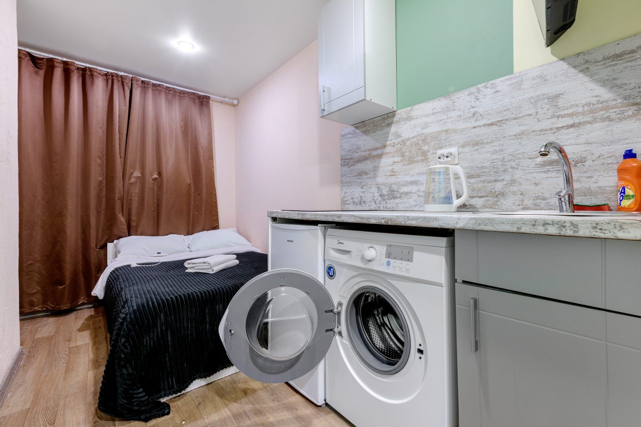 Двухместный (С двухспальной кроватью (5)), Апартаменты Veda Aparts Рузовская