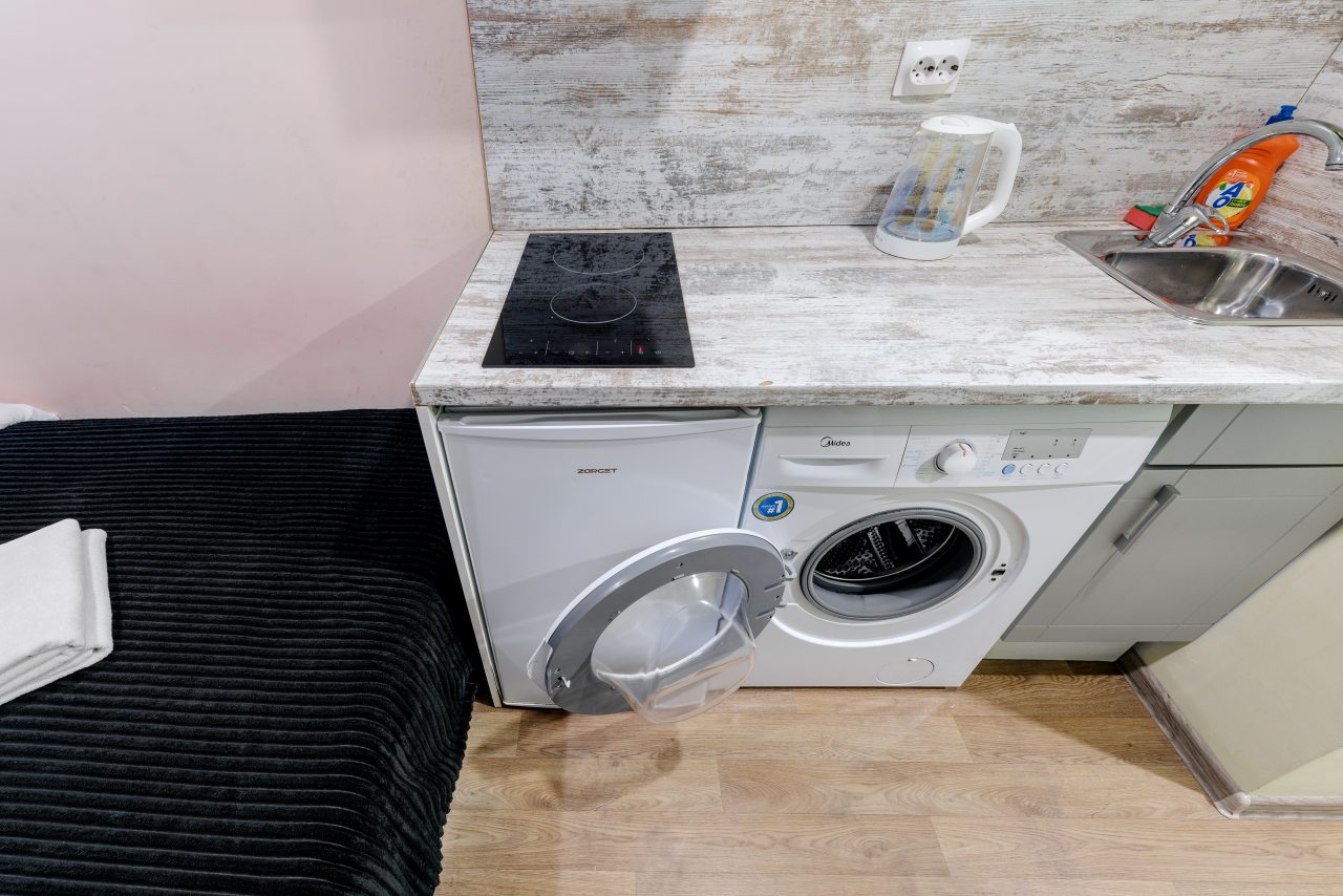 Двухместный (С двухспальной кроватью (5)), Апартаменты Veda Aparts Рузовская