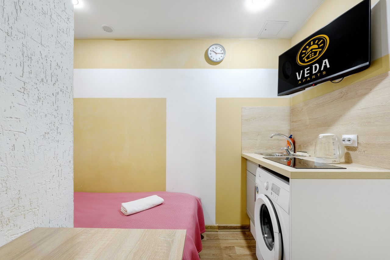 Апартаменты (Одноместные без окна (4)), Апартаменты Veda Aparts Рузовская