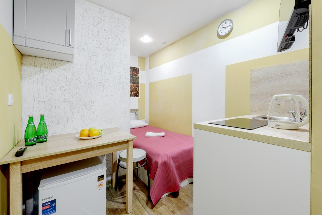 Апартаменты (Одноместные без окна (4)), Апартаменты Veda Aparts Рузовская