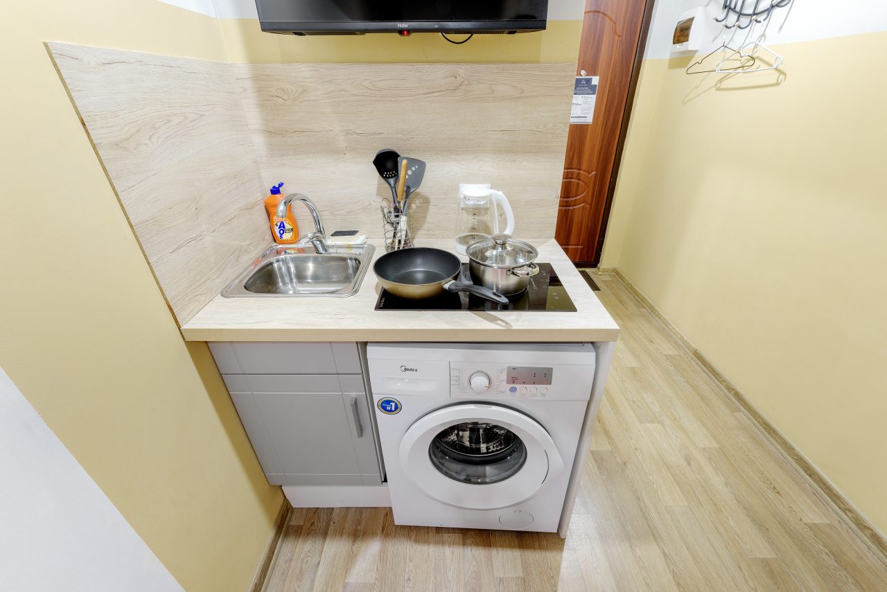 Апартаменты (Одноместные без окна (4)), Апартаменты Veda Aparts Рузовская