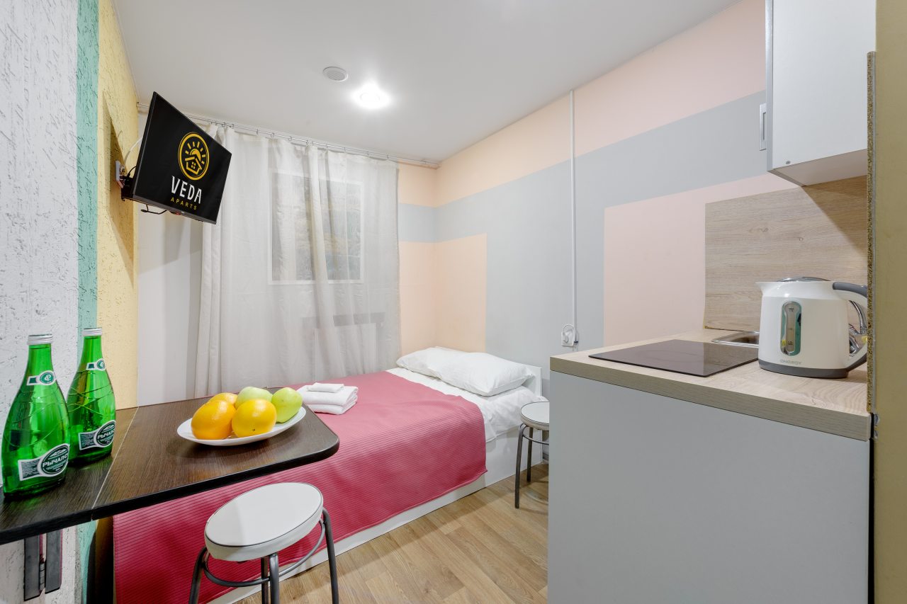 Апартаменты (Двухместные БЕЗ ОКНА (2)), Апартаменты Veda Aparts Рузовская