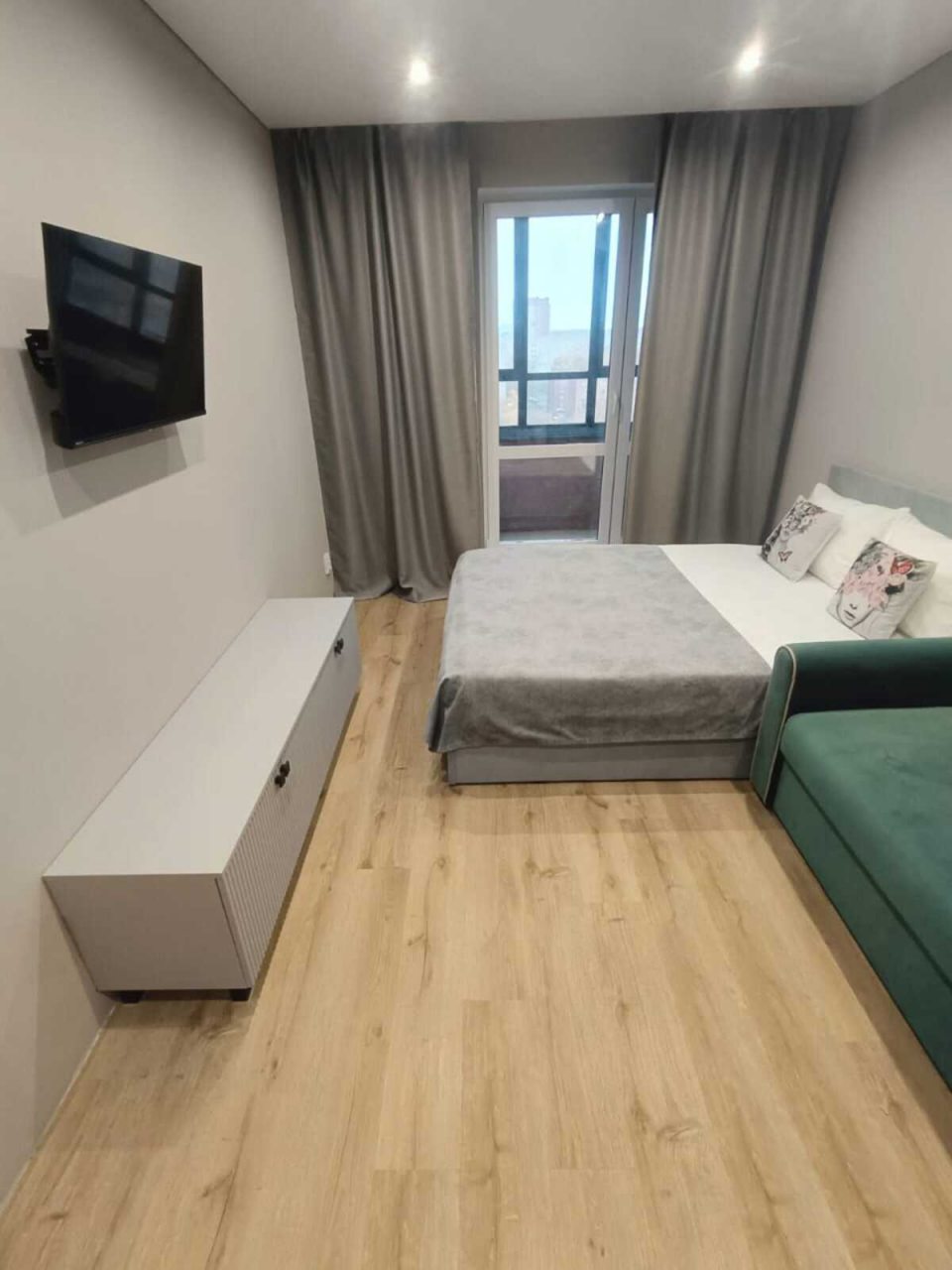 Квартира (Евродвушка), Апартаменты Уютная студия на Районной