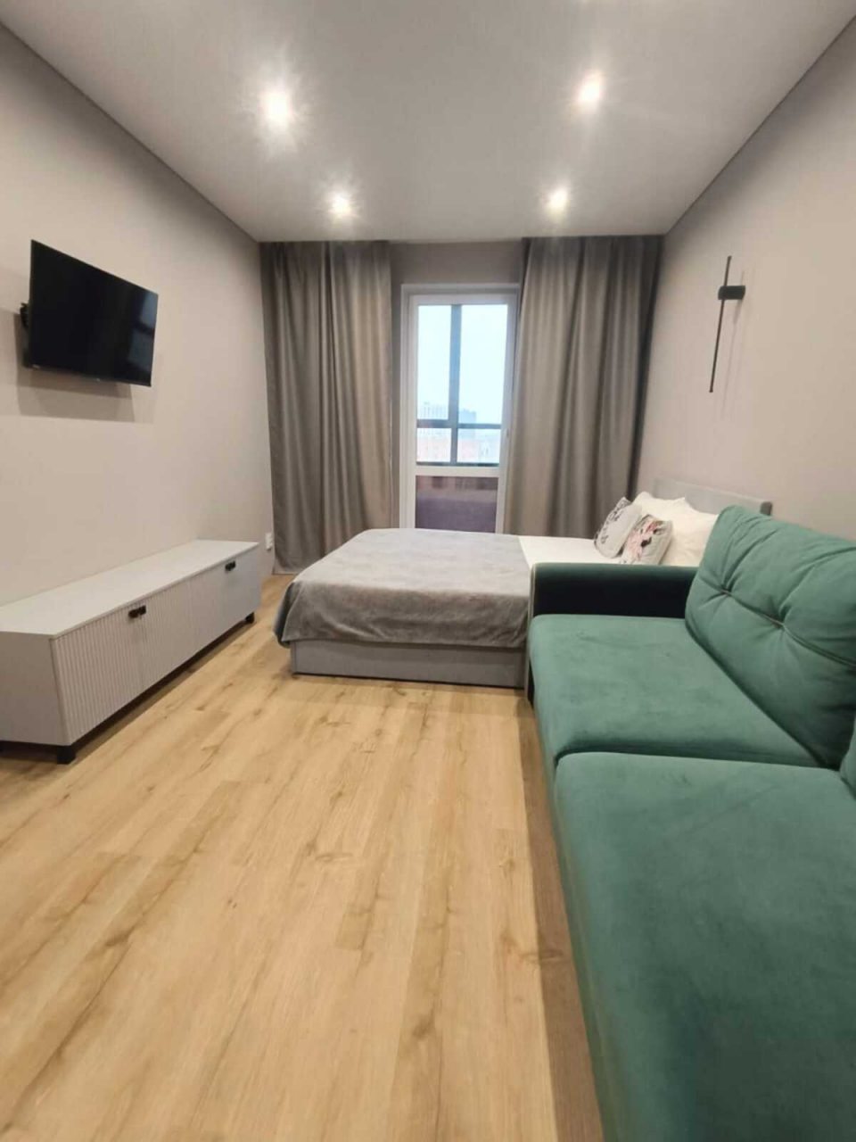 Квартира (Евродвушка), Апартаменты Уютная студия на Районной