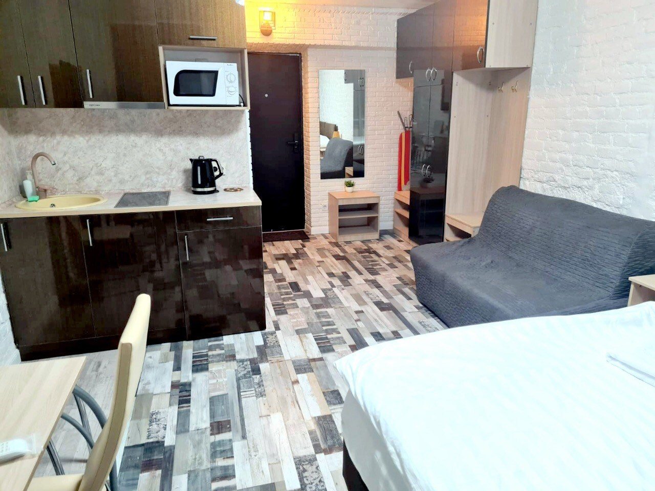 Апартаменты (Студия до 4 человек ВО2), Апартаменты Как Дома на Васильевском острове