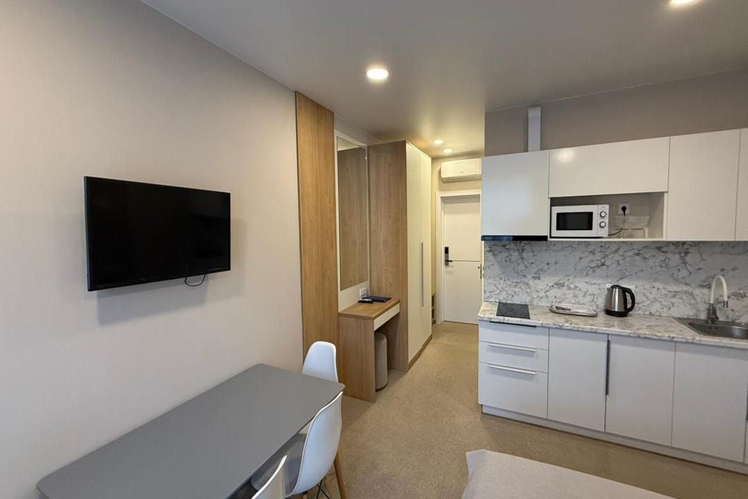 Двухместный (Студия с видом на горы с кухней), Отель Левада