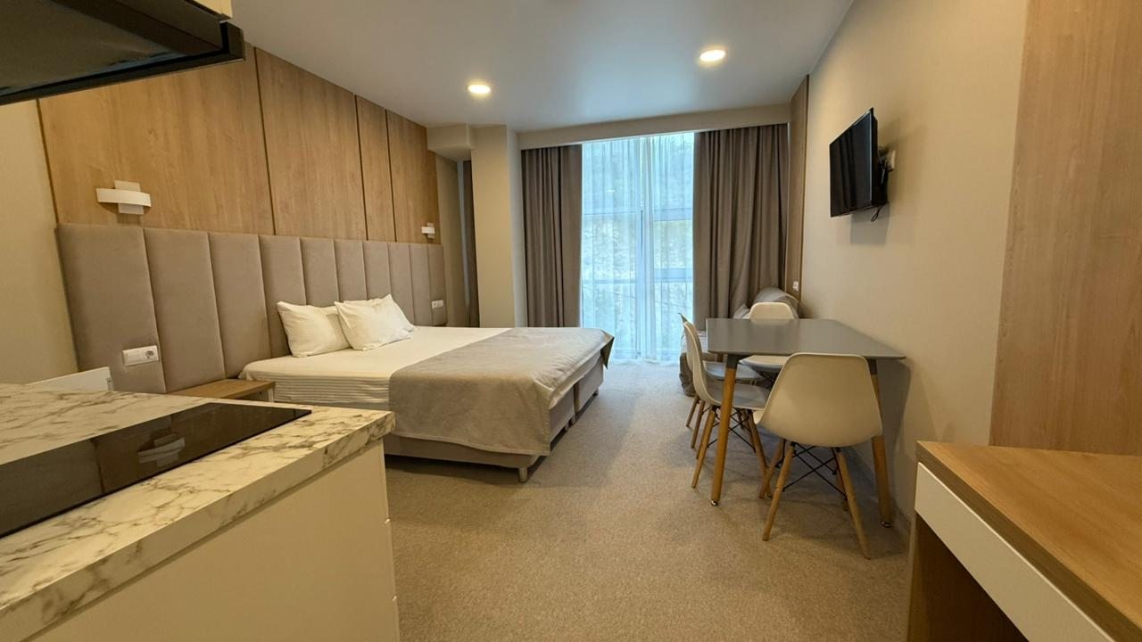 Двухместный (Студия с видом на горы с кухней), Отель Левада