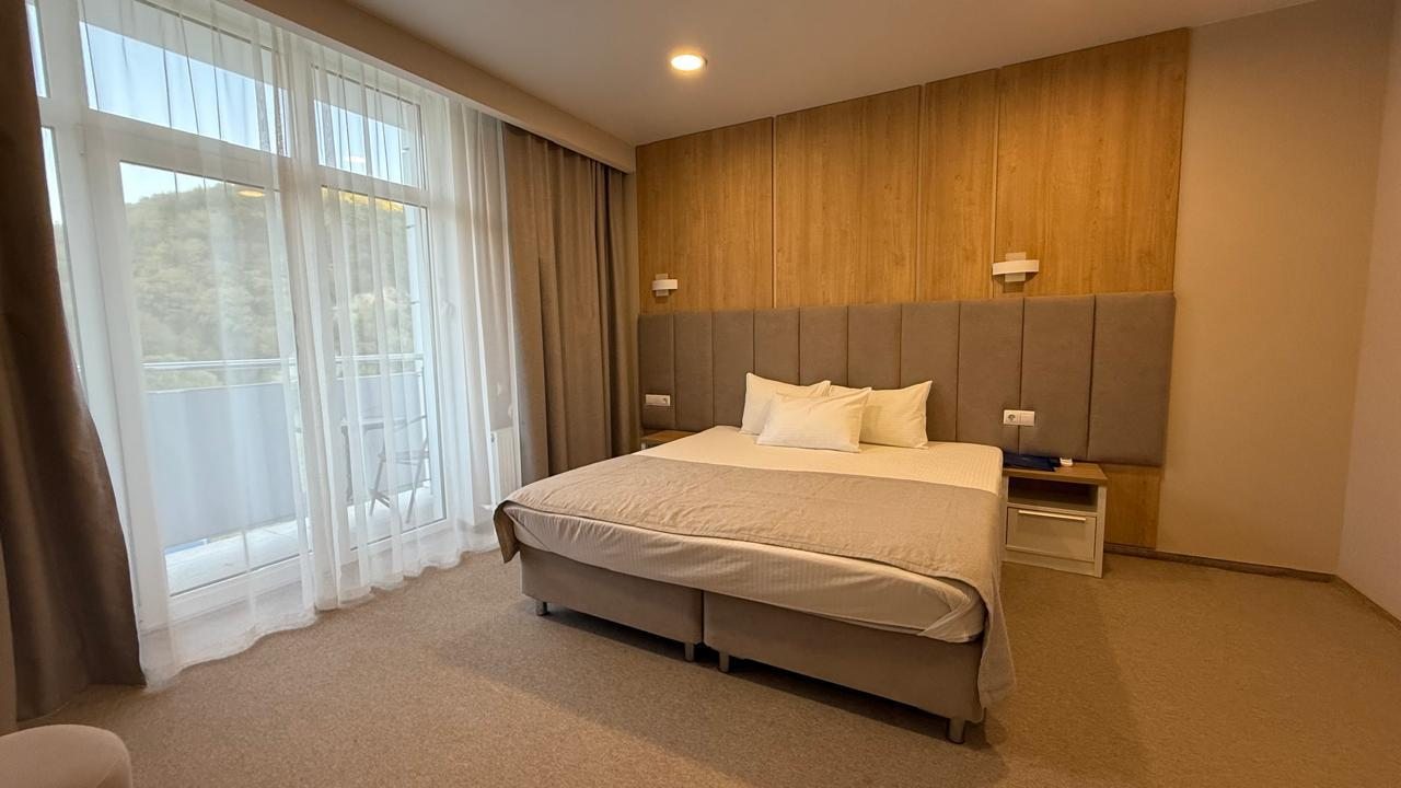 Люкс (Двухкомнатный номер Люкс с видом на горы с кухней), Отель Левада