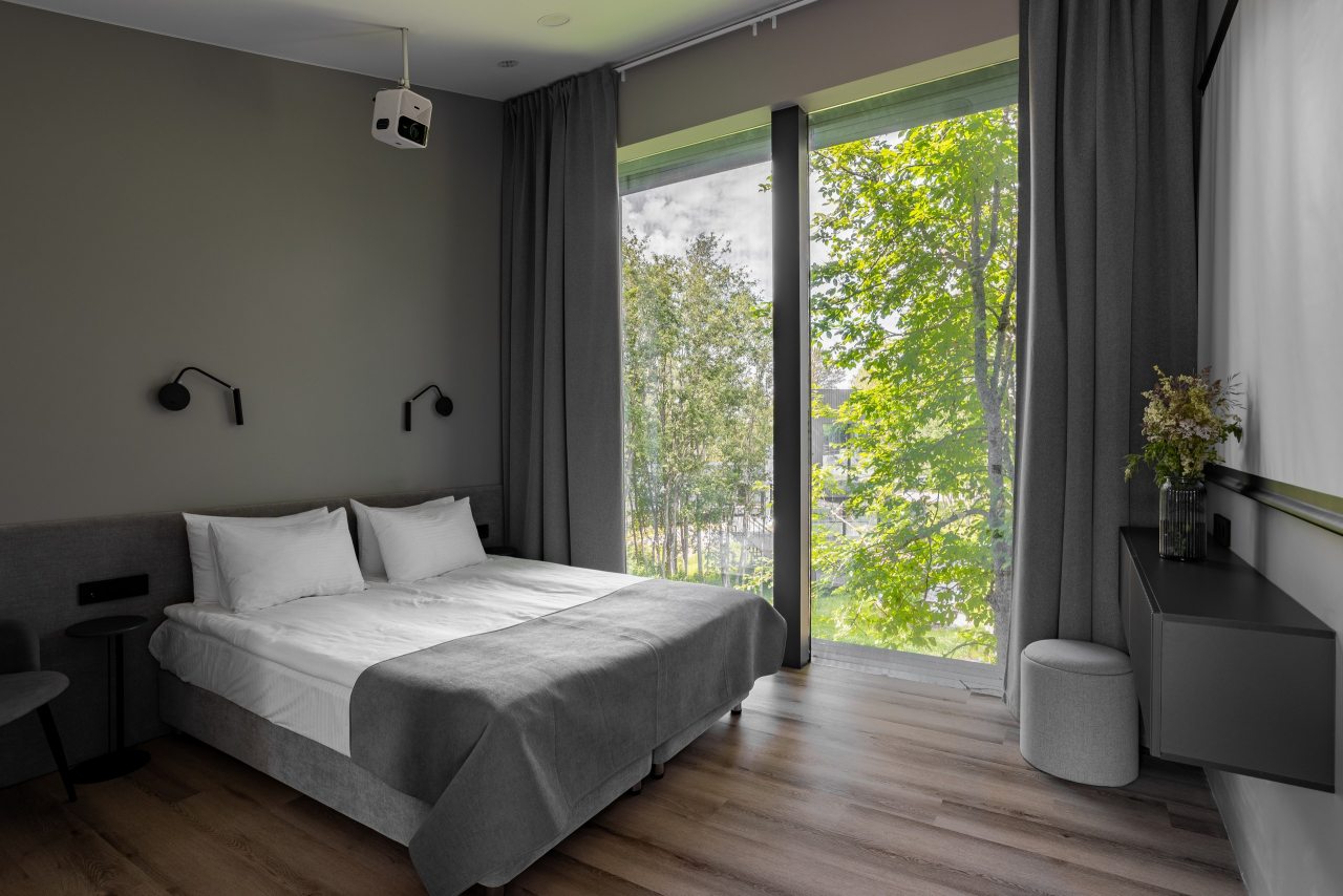 Вилла (Премиум SPA-вилла с сауной (есть купель**)), Коттедж White Resort Поляны-Карелия