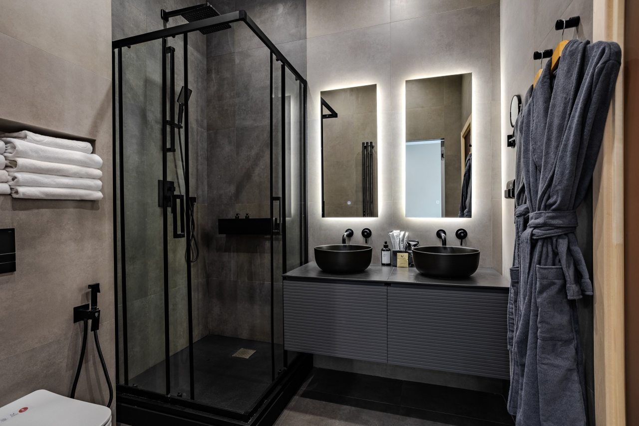 Вилла (Премиум SPA-вилла с сауной (есть купель**)), Коттедж White Resort Поляны-Карелия