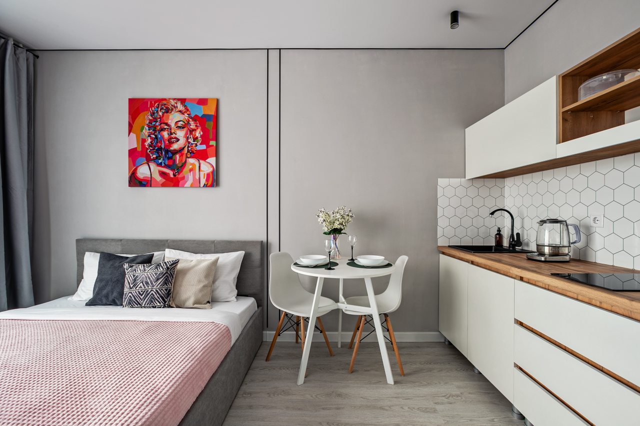 Апартаменты (Студия для 2 гостей), Апартаменты MaxRealty24 пр-д Стройкомбината 1